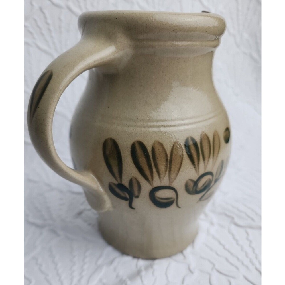BBP Beaumont Brothers‎ Pottery Pitcher Salt Glaze Stoneware Rustic Primitive - Picture 6 of 11